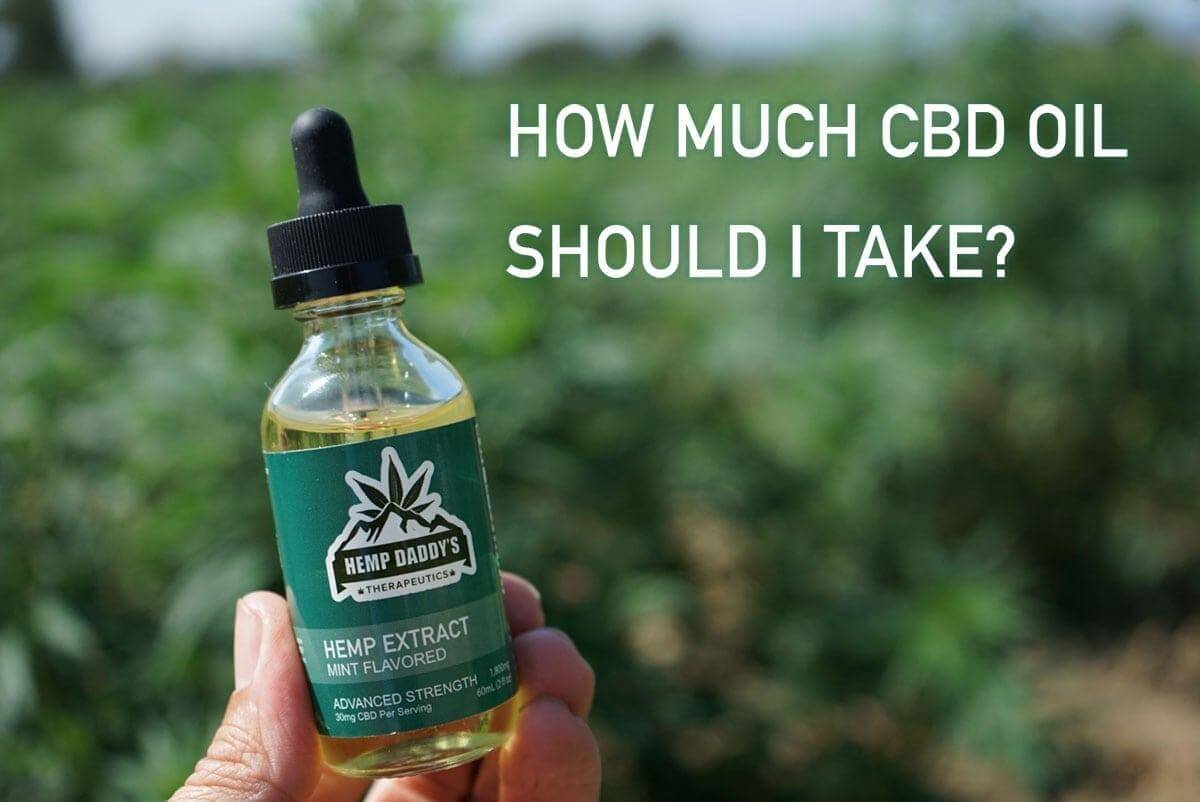 How much CBD oil should I take